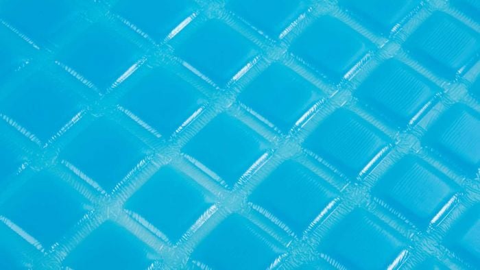 Non-toxic silica based gel pad