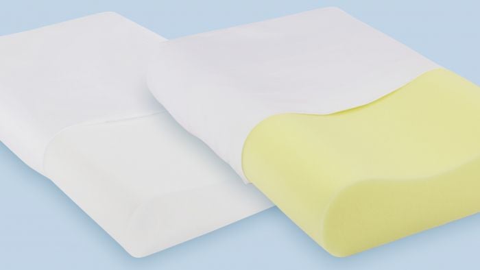 contoured pillow, memory foam pillow