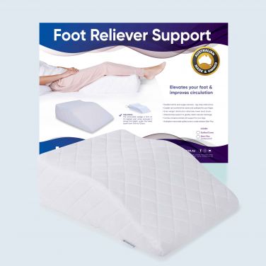 foot support, foot pillow, therapeutic pillow