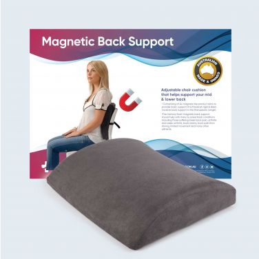 Magnetic back support